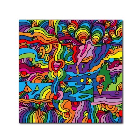 Howie Green 'Pop Art Mambo 216B' Canvas Art,14x14